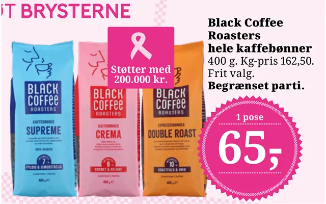 Black Coffee Roasters Hele Kaffebønner