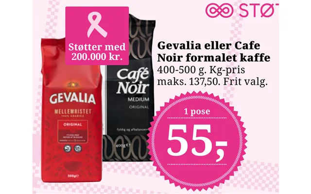 Gevalia Eller Cafe Noir Formalet Kaffe