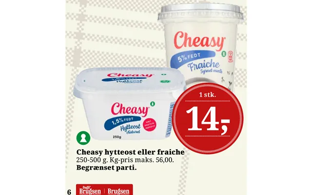 Cheasy Hytteost Eller Fraiche