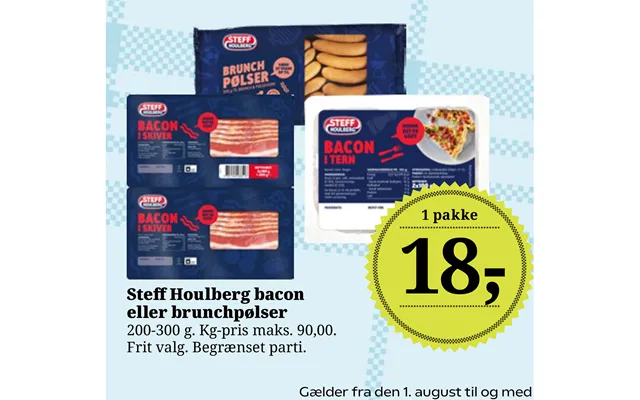 Steff Houlberg Bacon Eller Brunchpølser