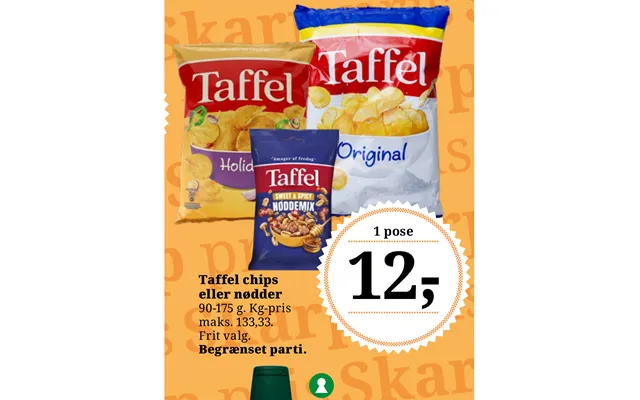 Taffel Chips Eller Nødder
