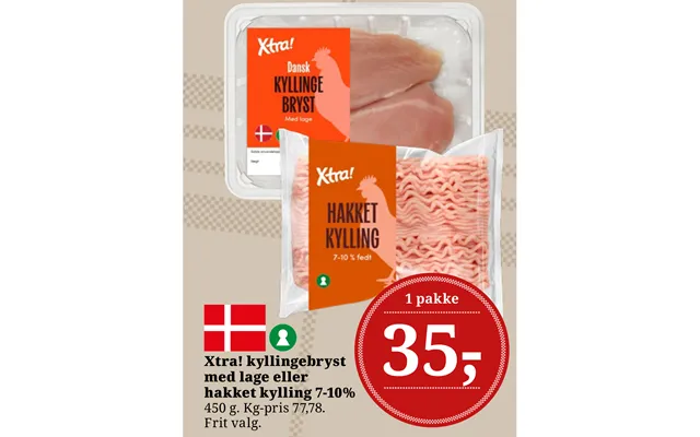 Med Lage Eller Hakket Kylling 7-10%