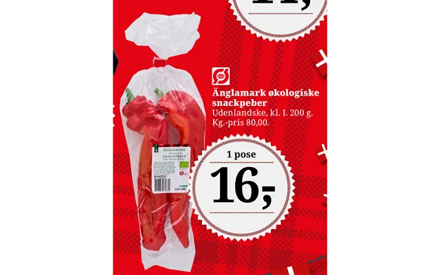 Änglamark Økologiske Snackpeber
