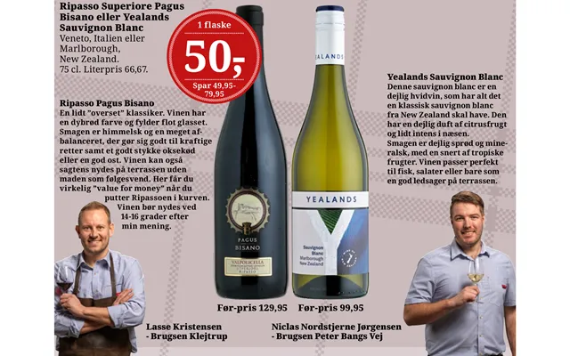 Ripasso Superiore Pagus Bisano Eller Yealands Sauvignon Blanc