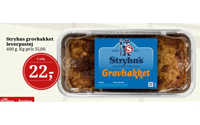 Stryhns Grovhakket Leverpostej