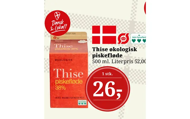 Thise Økologisk Piskefløde