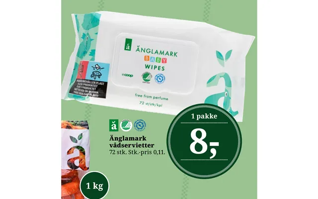 Änglamark Vådservietter
