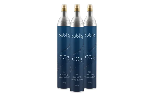 3 X Bubliq Kulsyrepatroner 450 G