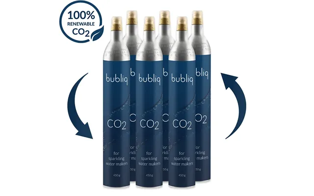 Ombytning 6 X Kulsyrepatroner 450 G