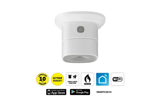 Alecto - Smartcoa10 Smart Kuliltedetektor