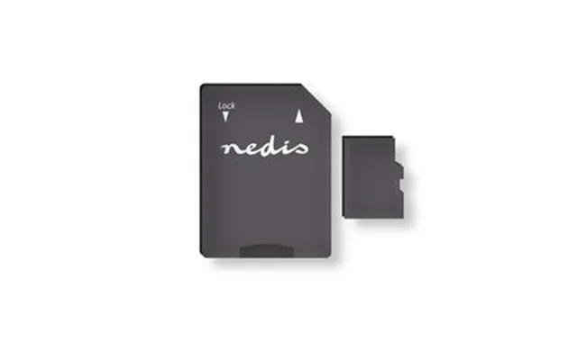 Nedis Sd Kort Hukommelseskort Microsdxc 64 Gb Skrivehastighed 90 Mb S Læs Hastighed 45 Mb S Uhs-i Sd Adapter Inkluderet
