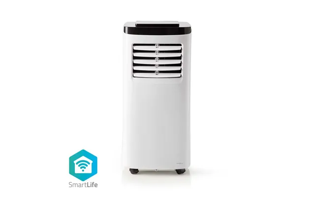 Nedis - Smartlife 3-i-1 Klimaanlæg Wi-fi 7000 Btu 60 M Affugtning Android Ios Energiklasse A 2-hastighed 65 Db Hvid