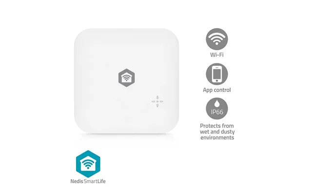 Nedis - Smartlife Vand Detektor Wi-fi Batteri Udvidelse Inkluderet 