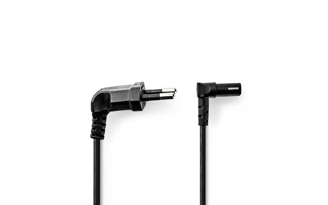 Nedis - Strømkabel Euro Mand Iec-320-c7 Vinkel 90 Vinkel 90 Nikkelplateret 5