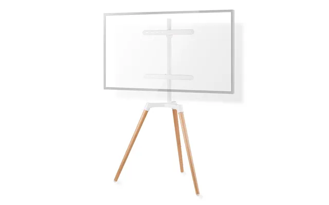 Nedis Tvsm7060wt Tv Gulv Stand 50-65 Aluminium Stål Og Hvid