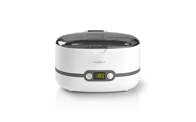 Nedis - Ultrasonisk Smykke Renser Strømforsyning 230 V Ac 50 Hz Euro Type-c Cee 7 16 Hvid Plastik