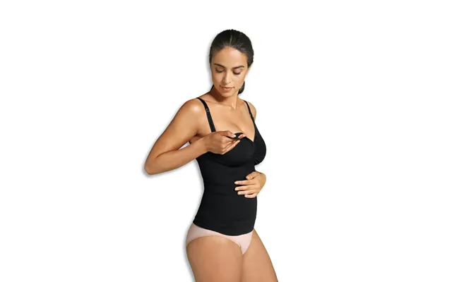 Carriwell Ammetop Med Shapewear, Sort - Carriwell