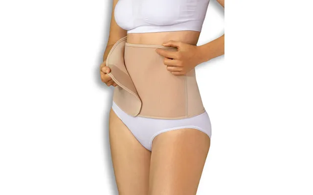 Carriwell Belly Binder Mavebånd, Økologisk Bomuld, Beige Honey - Carriwell