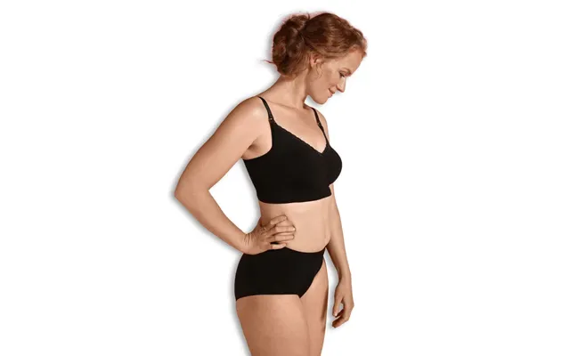 Carriwell Økologisk Graviditets - Og Amme Bh Organic Seamless , Sort