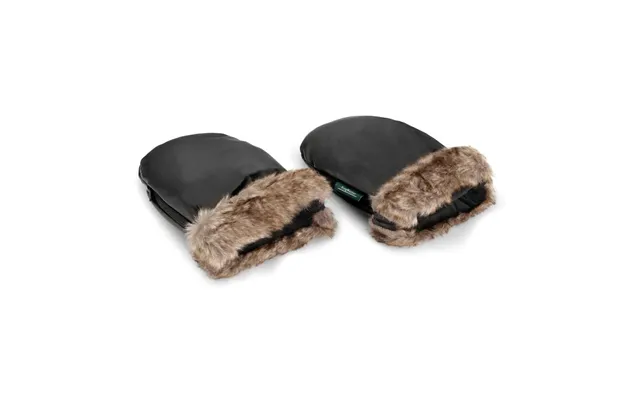 Kongwalther Østerbro Handsker, Black Fur, Sort Brun - Kongwalther