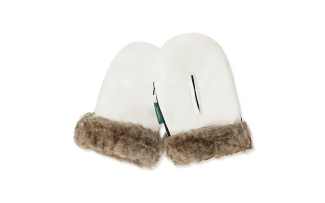 Kongwalther Østerbro Handsker, Creme Fur, Hvid Med Fleece For - Kongwalther