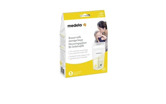 Medela Opbevaringsposer Til Brystmælk, 25 Stk. - Medela