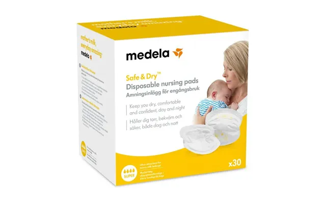 Medela Safe & Dry Engangs Ammeindlæg, 30 Stk. - Medela