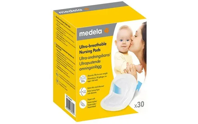 Medela Ultra Åndbare Ammeindlæg 30 Stk. - Medela