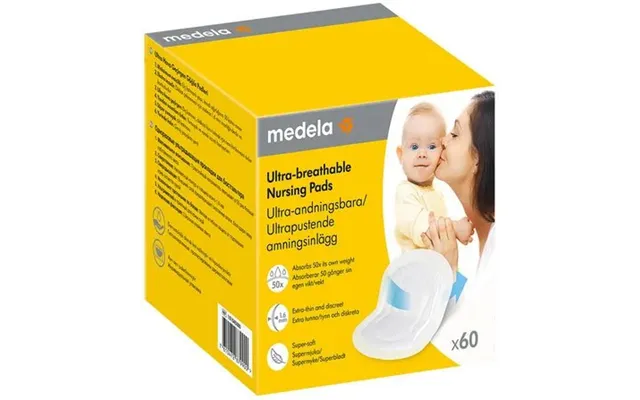 Medela Ultra Åndbare Ammeindlæg 60 Stk. - Medela