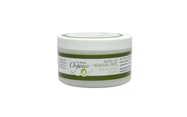 Simply Gentle Make - Up Fjerner Wet Pads, 30 Stk.