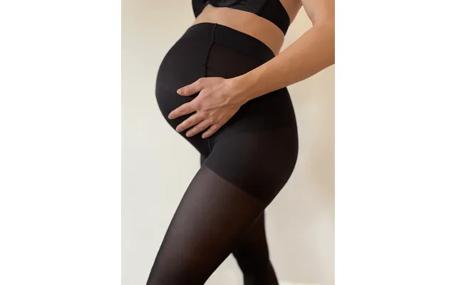 Støttestrømpebukser Til Gravide, Sort, Microfiber, Supcare - Supcare