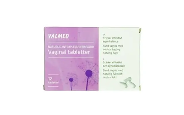 Valmed Vaginal Tabletter - Naturlig Intimpleje