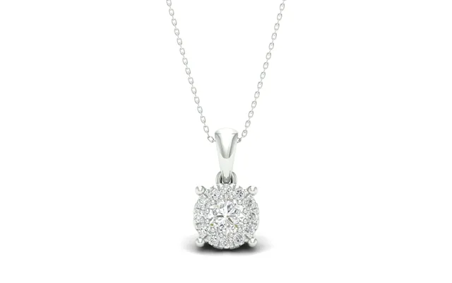 Diamanthänge Halo I 18 Kt. Guld Eller Vitguld, 0.22 Ct Diamanter