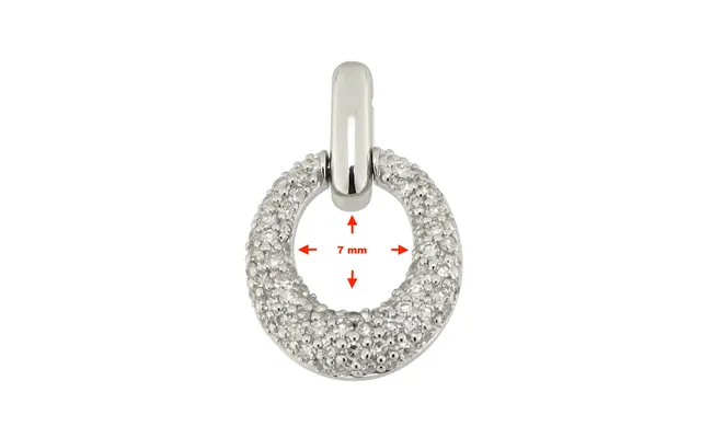 Diamanthänge I 14kt. Guld Eller Vitguld, 0.28 Ct. Diamanter. Inkl