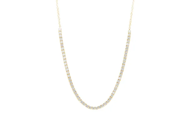 Tennishalsband I 14kt. Guld Eller Vitguld, 1.00 Ct. Diamanter - Vitguld