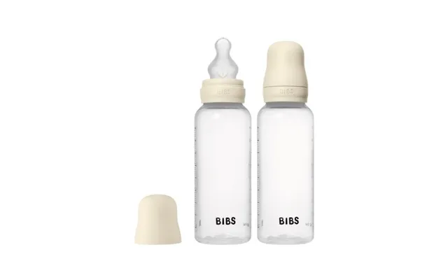 Bibs Bottle Sæt Med 2 Flasker - Komplet Sæt, 270 Ml, Silicone