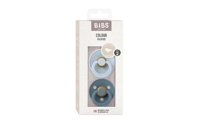Bibs Colour - 2-pak, Str. 2 6 Mdr. , Anatomisk