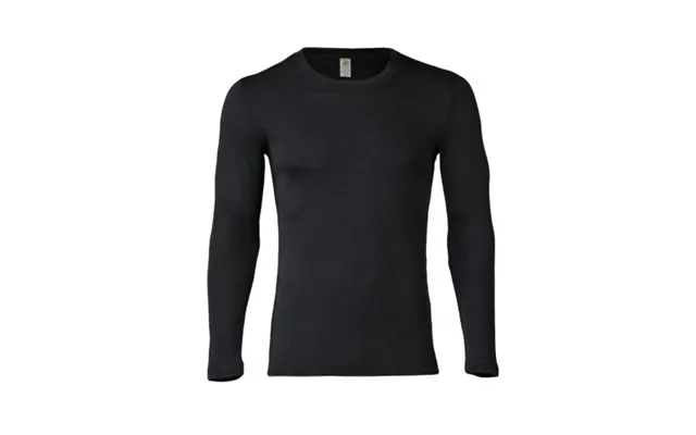 Langærmet Trøje I En Kombination Af Uld Og Silke Til Herre 54 56 Black