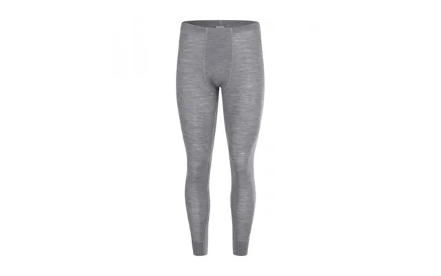 Longjohns Til Herre I 100% Merino Uld Grey Melange L