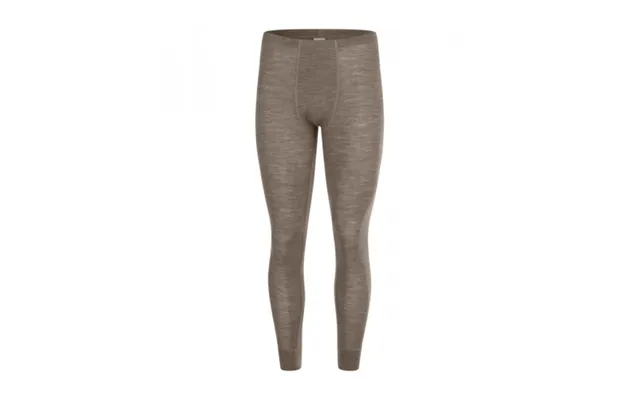 Longjohns Til Herre I 100% Merino Uld Light Brown Melange M