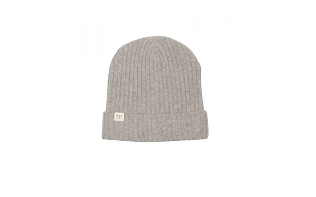 Mpkids, Uppsala Beanie - Strikket Hue I Uldmix Med Foldekant, Oeko-texâ Light Brown Melange 47 49