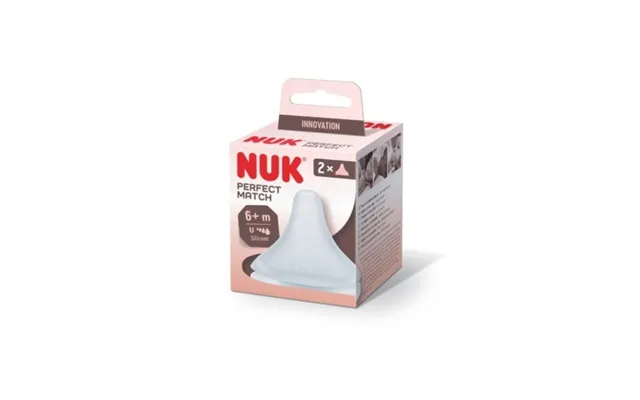 Nuk, Flaskesut - 2-pak, Anti-kolik, 6 M