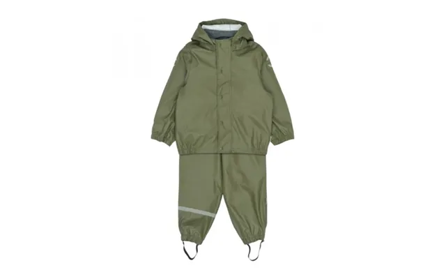 Regntøj Med Seler 74 Dusty Olive