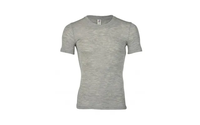 T-shirt Til Herre I En Kombination Af 70% Uld Og 30% Silke 54 56 Light Grey Melange