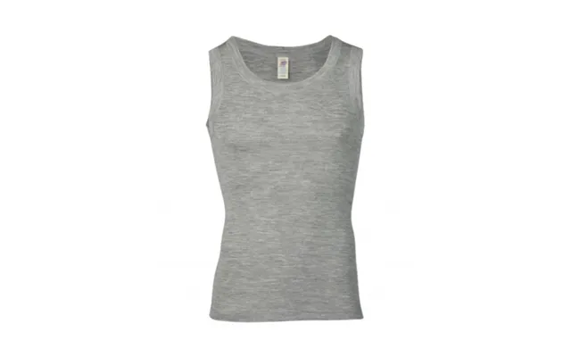 Undertrøje I Uld Og Silke Til Herre 54 56 Light Grey Melange
