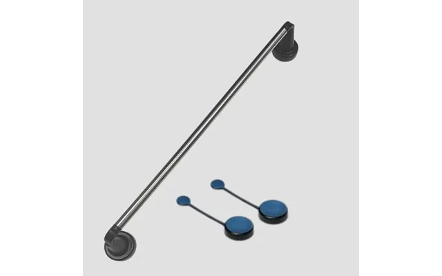 Klassisk - Magnetisk Karklud Holder Med Modmagnet Montering Rustfrit Stål M Sort Special Vask Komposit Granit Ældre Vers