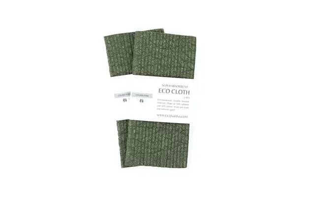 Super Absorberende Karklude 2 Stk. Varm Grøn - By Magnet
