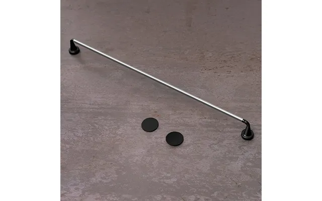Universal- Magnetisk Karklud Holder Selvklæb Metalplade Rustfri Stål M Sort 37 Cm - By Magnet