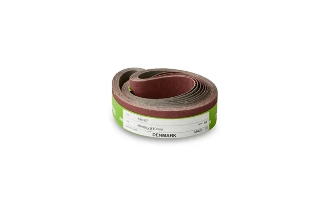 40x810mm Lærreds Slibebånd 10 Stk. Korn P60