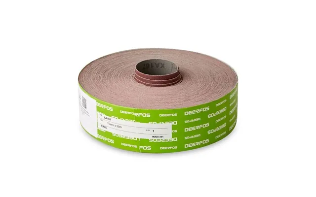 75mmx50m Smergellærred Rulle Korn P40